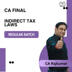 CA Final Indirect Tax Regular Batch For May 26, Se…